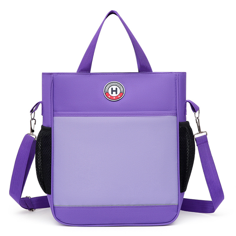 Bolsa de impresión personalizada logotipo de estudiantes de primaria bolsas de reparación de lecciones de entrenamiento de niños portátiles impresión personalizada