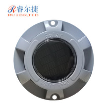 厂家直销太阳能地埋灯 铸铝甲板地面灯 路面警示凸起道钉台阶灯