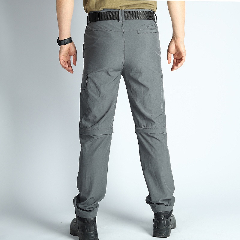 Tactical Work Pants For Men Breathable Detachable Hiking Trousers_voghion.com