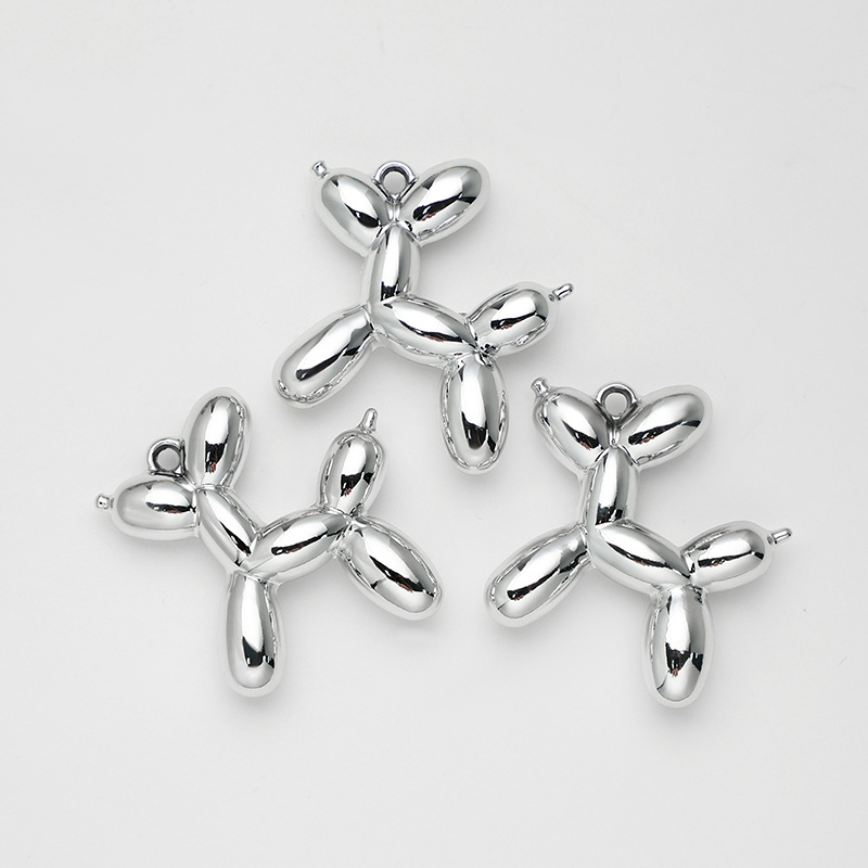 B형 풍선개 펜던트/실버