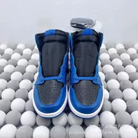 Завод Putian AJ1 высокие баскетбольные кроссовки AJ1 Chicago Obsidian черно-белые панда черно-оранжевые с застежкой сломанные мужские и женские кроссовки