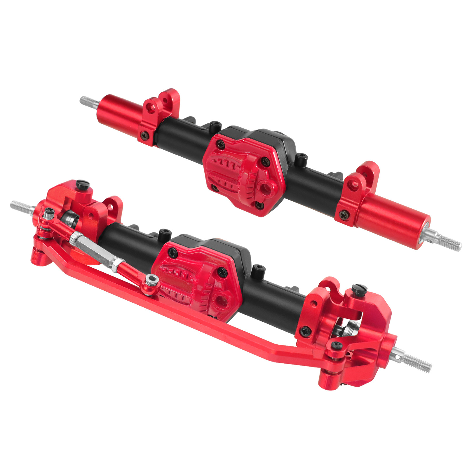 莽牛 MN128 MN86 G500 遥控车零配件 金属升级直桥  前后桥总成