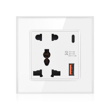 86��Ӣʽ������ڰ��b�����USB+Type-c �۰İ�18W��䲣������