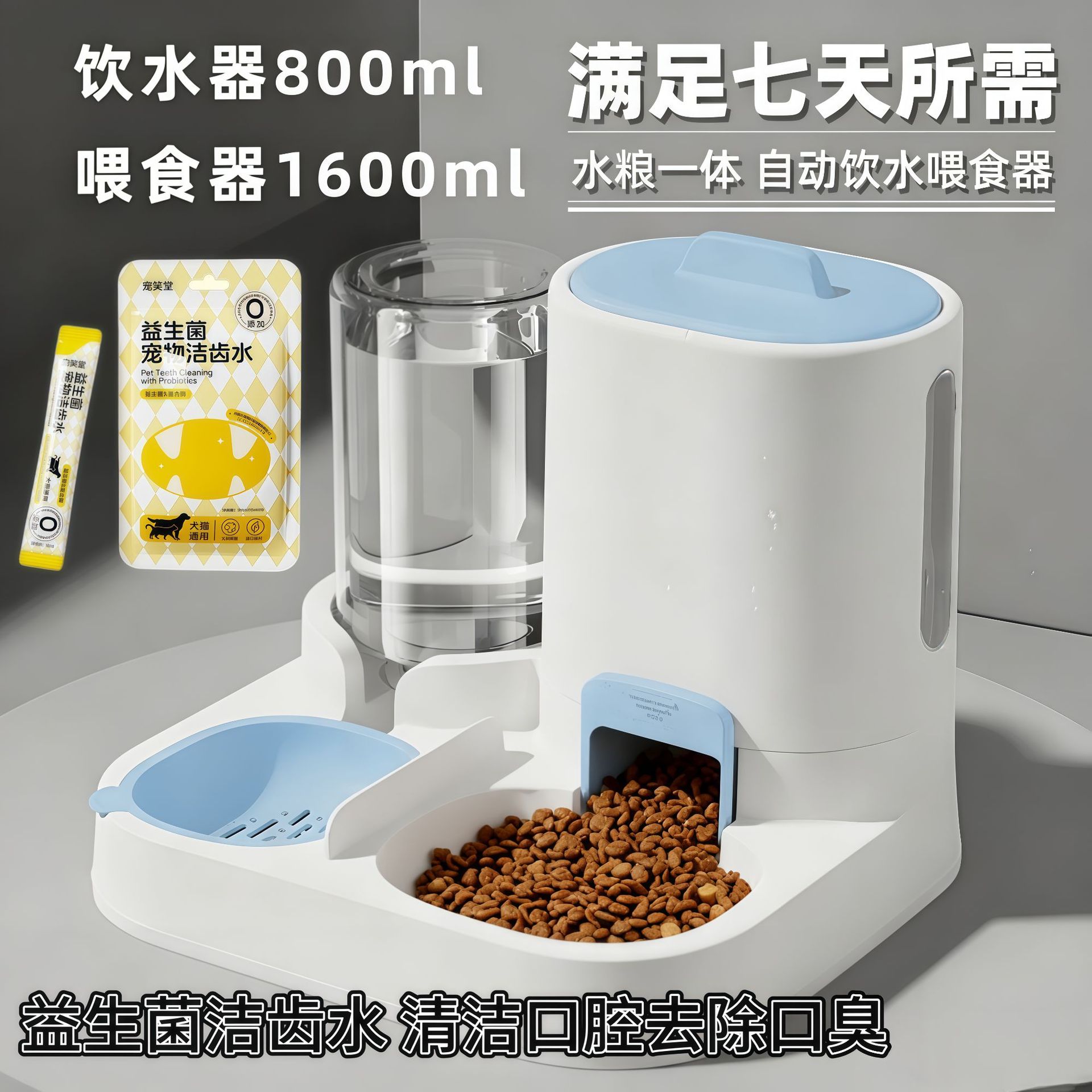 블루 +100ml 치아 세척수
