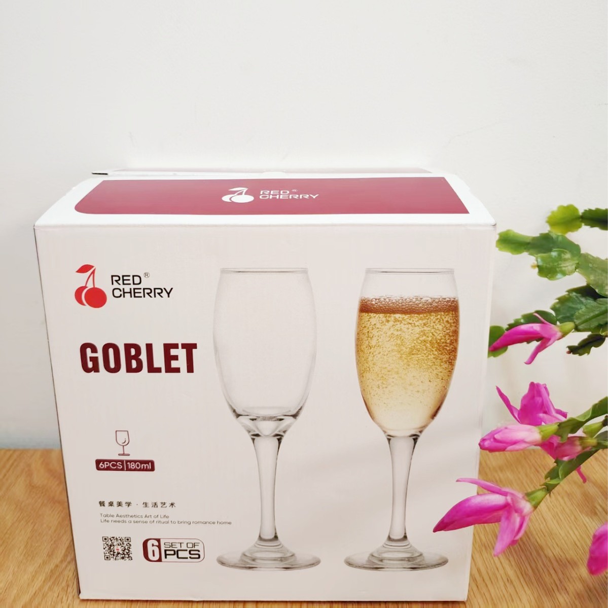 Vaso de vidrio, copa de vino, copa de vino, copa de champán