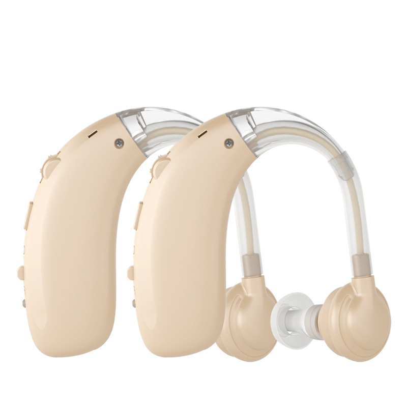 国境を越えた耳バック式bluetooth補聴器老人難聴SUB充電補聴器中英語Hearing aid|undefined