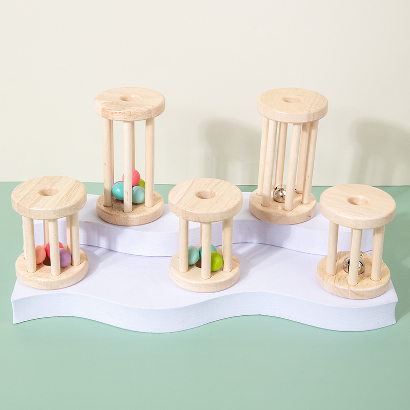 Weiweihu combinación de instrumentos musicales para niños, campana de iluminación de madera, apaciguar al bebé, juguete musical de iluminación transfronteriza de Amazon