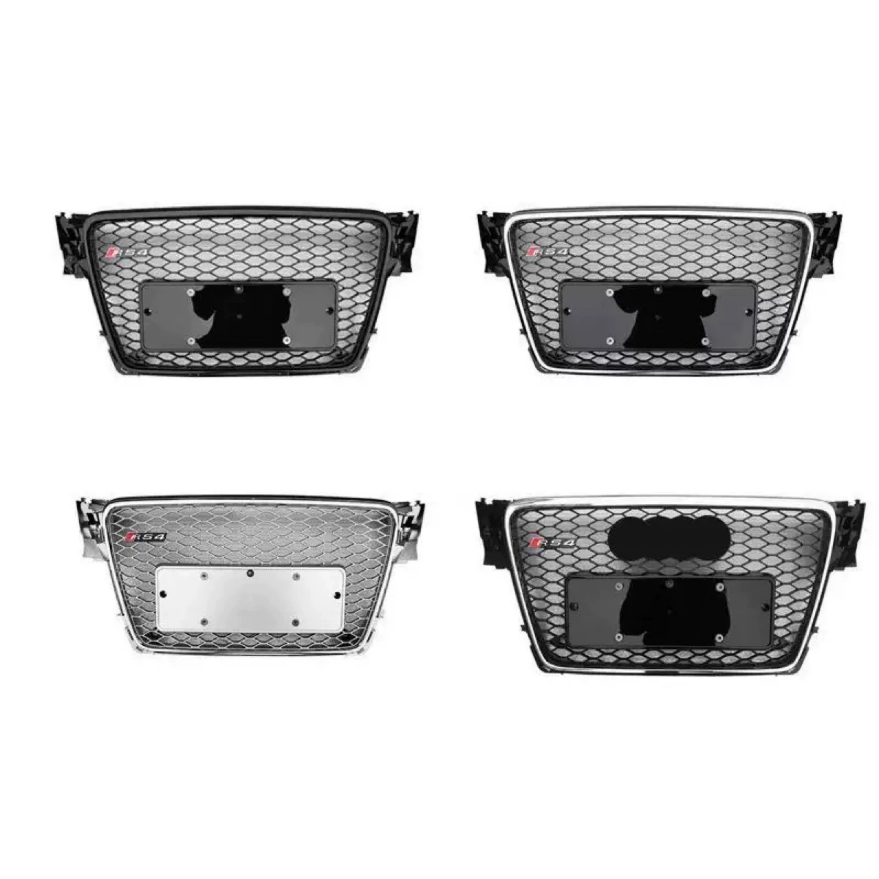 Подходит для Audi A4 B8 модифицированная решетка радиатора RS4 2008-2012 A4 улучшенная передняя решетка бампера