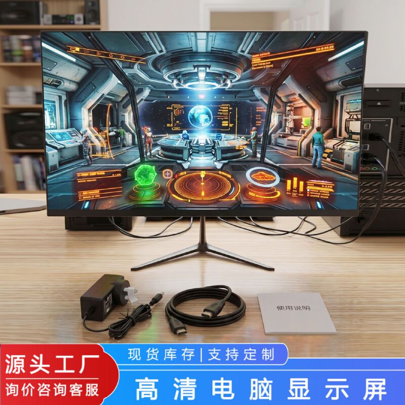 Kang Huaxing Computer Display New 165HZ Electronic Competition Screen Super Clear Eye Protection 24 "27" Display without Border