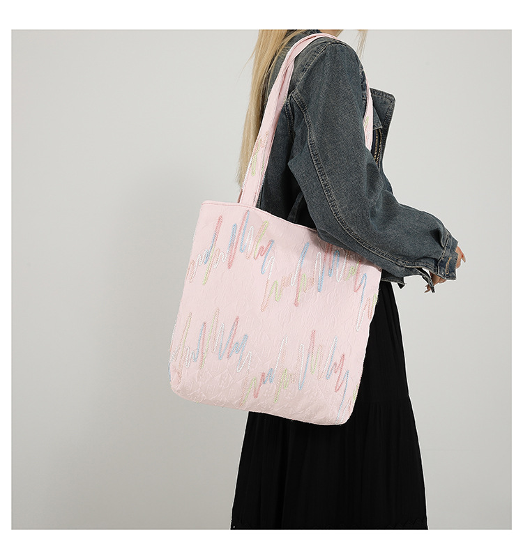 Casual and simple commuter underarm bag, large-capacity tote bag, new autumn 2024 fashion and niche single-shoulder crossbody bag undefined
