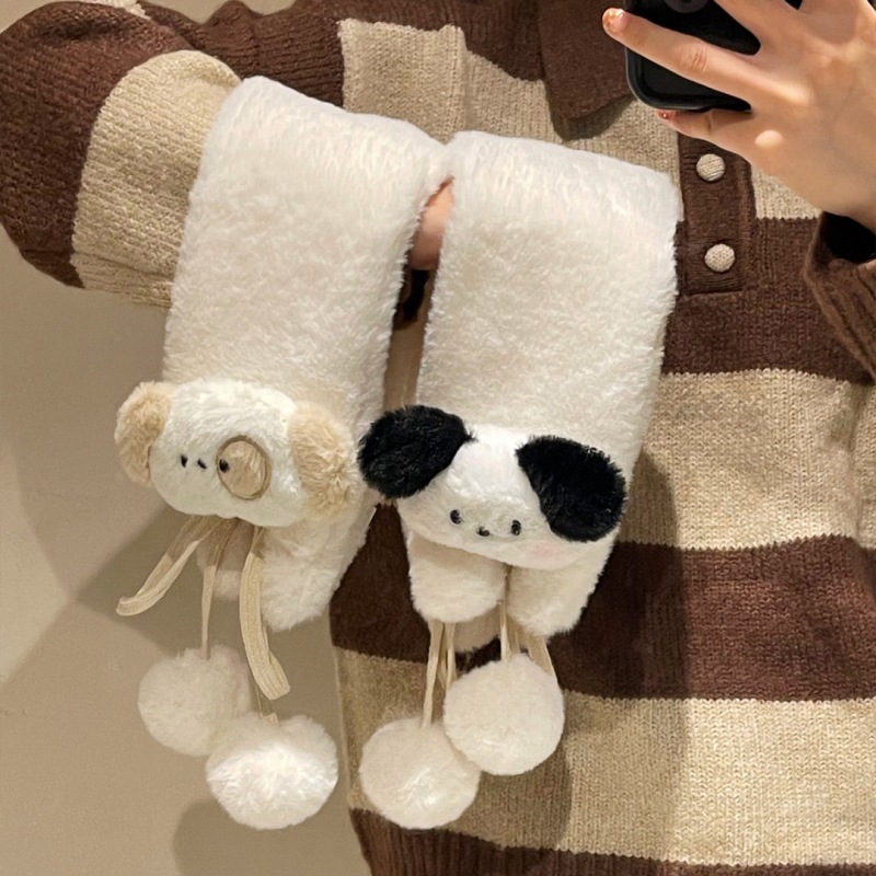 2023 nuevo otoño e invierno cálido a prueba de viento orejeras niños lindo estudiante de dibujos animados orejeras de felpa de celebridad de Internet