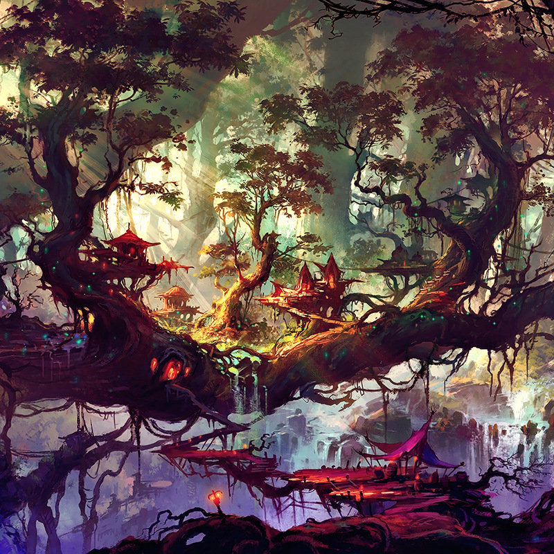 Ciudad de gran tamaño paisaje escritorio estera paño simple fresco ratón artístico de dibujos animados natural Oficina teclado estera