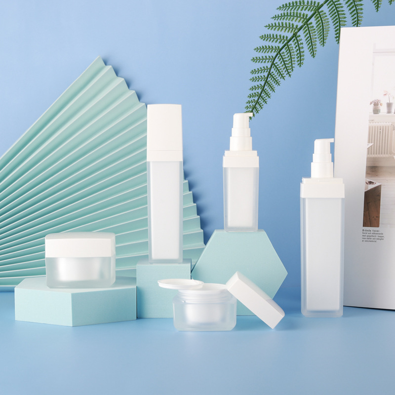 新款分装瓶化妆品一套空瓶子护肤包材套装小批量亚克力膏霜乳液瓶