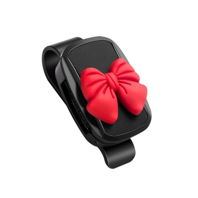 Car Glasses Clip/Bill Clip, Storage Personalized Butterfly Red Car