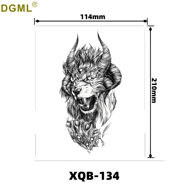 Pegatinas de tatuaje dibujos animados flor brazo pegatinas medio brazo completo oso ciervo divertido transfronterizo color creativo tatuaje pegatinas al por mayor