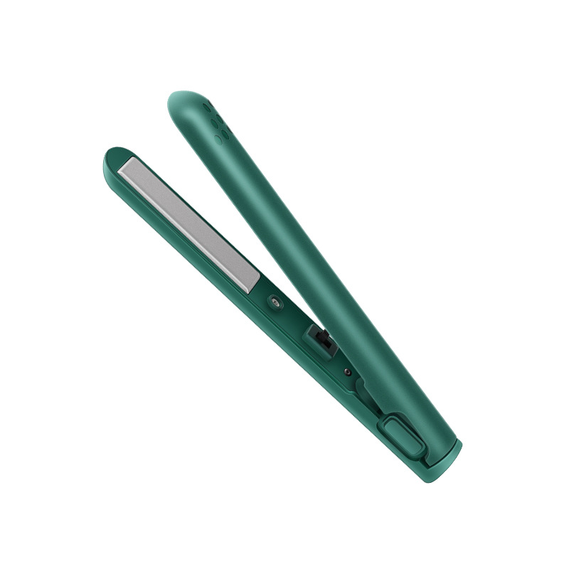 Plancha y Rizador de Cabello USB Transfronterizo, Mini Inalámbrico Portátil de Doble Uso para Dormitorios Estudiantiles