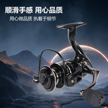 跨境路亚轮远投轮筏钓轮防海水全金属纺车轮渔线轮渔轮轮子纺车轮