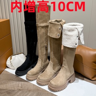 ������10CMŮѥ��ɫ2024�¿�ɴ�С�a�LͲѥ��״����^ϥ�Lѥ33�a