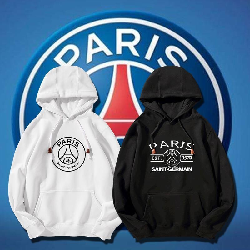 Paris Saint-Germain Psg Commemorative Hooded Sweatshirt Men's Autum Youth Trendy Brand Loose Shoulder Long-Sleeved Jacket
