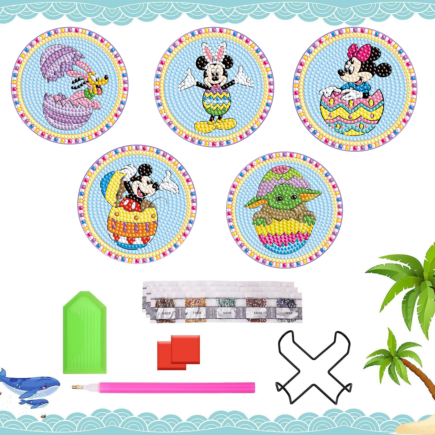 BD6098 (철 프레임 컬러 박스 포함)