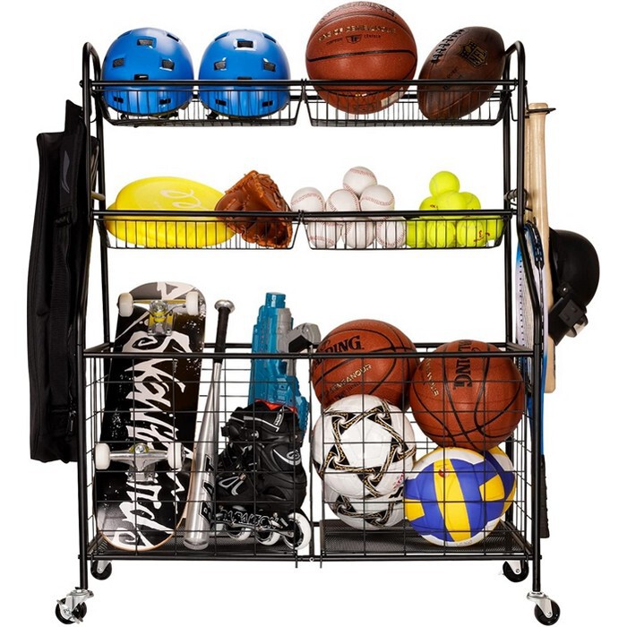 Three-Point Ball Rack, Large-Capacity Shooting Training Basketball Cart, Movable Basketball Storage Rack, Training Camp Ball Rack Three-Point Ball Rack, Large-Capacity Shooting Training Basketball Cart, Movable Basketball Storage Rack, Training Camp Ball Rack
