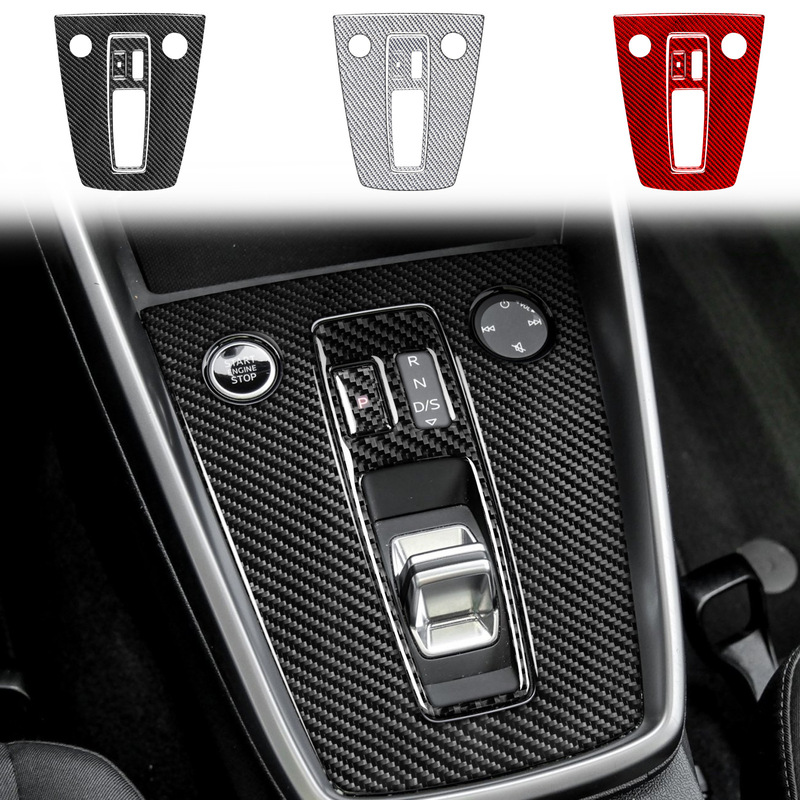Suitable for Audi A3 8Y S3 21-25 Carbon Fiber Interior Central Console Shift Panel Modification Parts Suitable for Audi A3 8Y S3 21-25 Carbon Fiber Interior Central Console Shift Panel Modification Parts