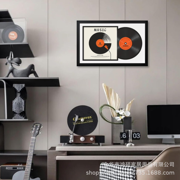 Dust-Proof Fully Transparent Cd Record Storage Framed Ornaments Vinyl Record Photo Frame High-Definition Acrylic Picture Frame Wholesale