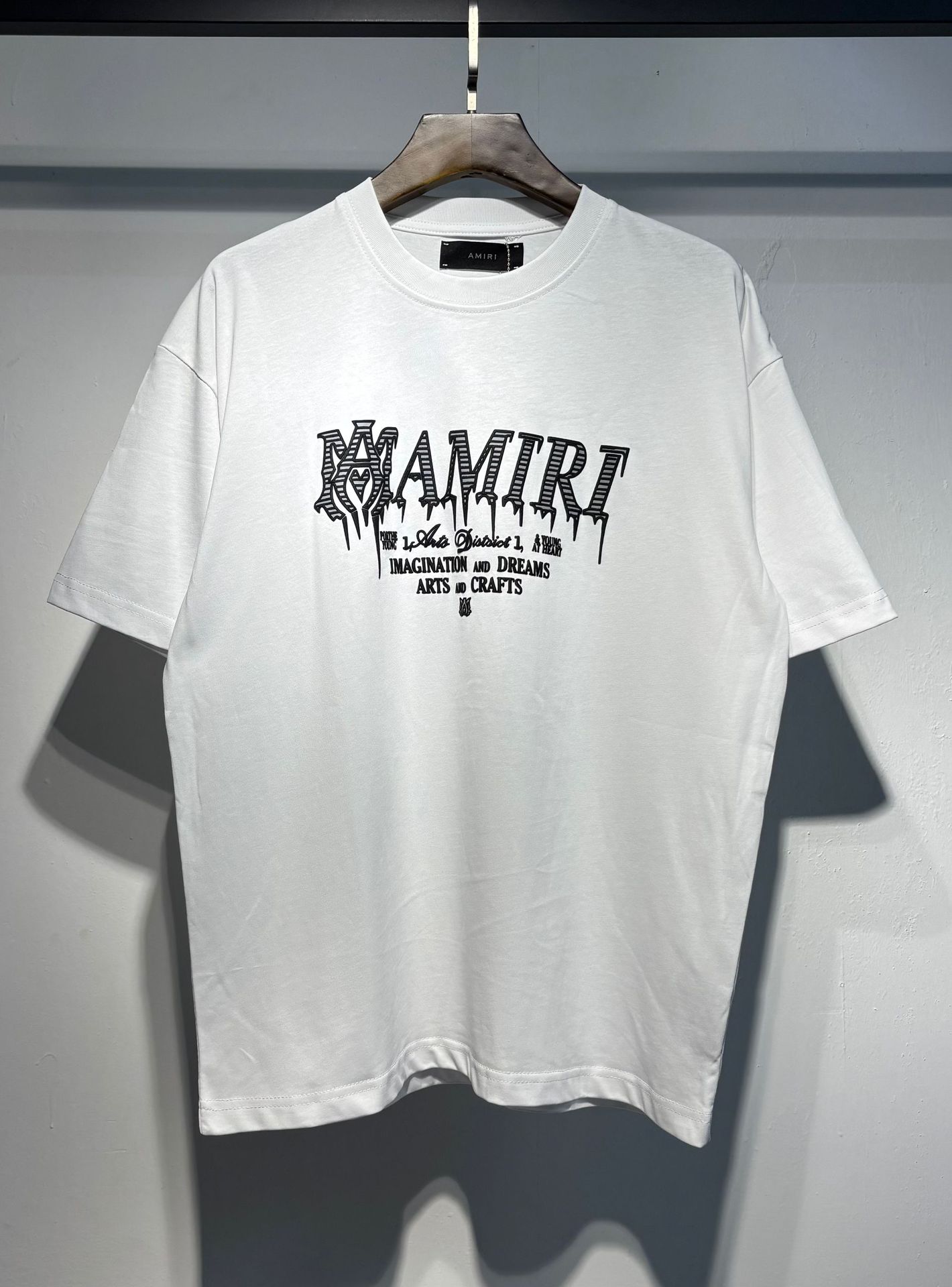 Verano nueva camiseta de manga corta impresa de letras suelta marca de moda hombre camiseta casual de media manga mujer