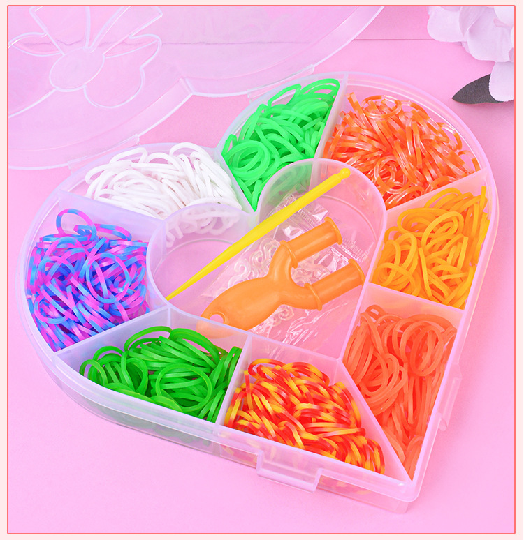 28 rejilla 32 rejilla 40 rejilla trenzado máquina DIY color banda de goma niños arco iris hecho a mano juguetes educativos para niños tejer