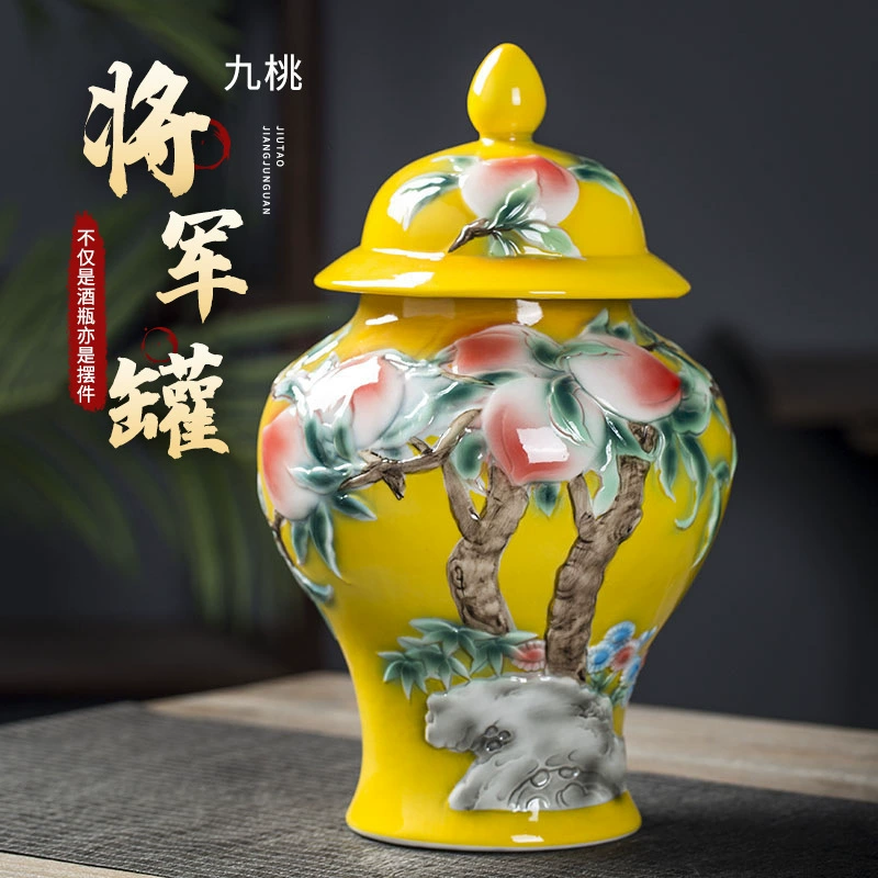 Керамическая пустая винная бутылка в Цзиндэчжэне 5 кг