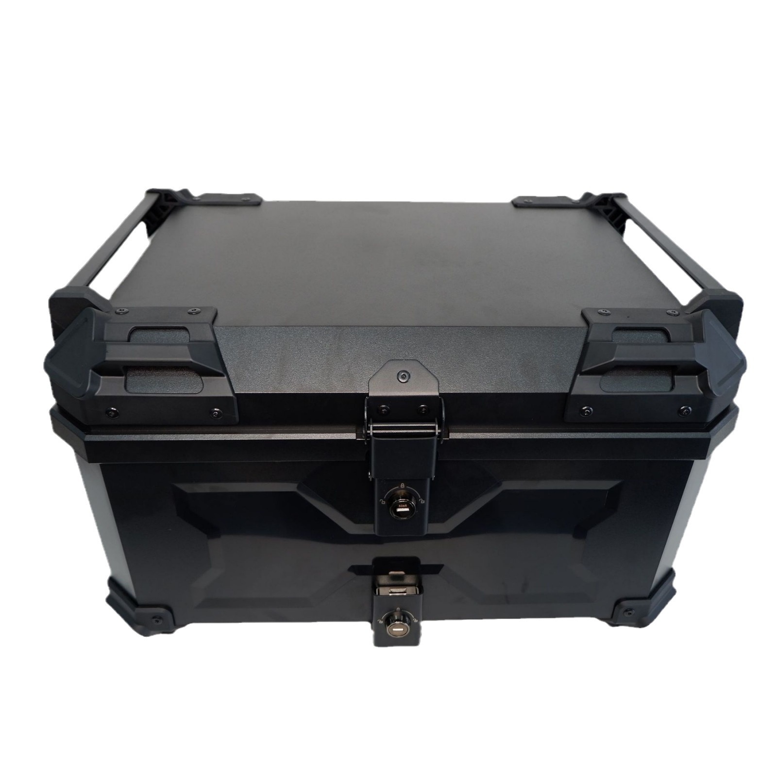 58L Motorcycle Plastic Tail Box Abs Plastic Box Tool Box Trunk Large Capacity
