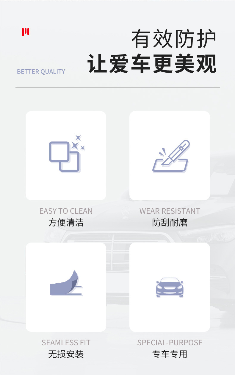 Suitable for 24-26 Model Mercedes-Benz New E-Class E300L Door Sill Strip 805 Welcome Pedal E260 Protection Modification Car Accessories