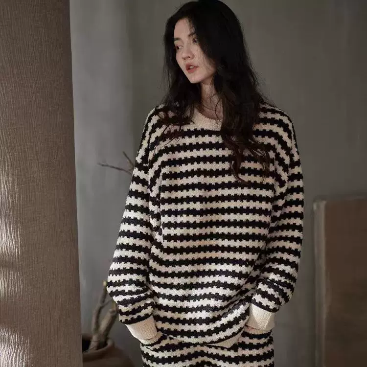 2025新款男女同款半边绒睡衣珊瑚绒加绒加厚秋冬款高级感家居服套