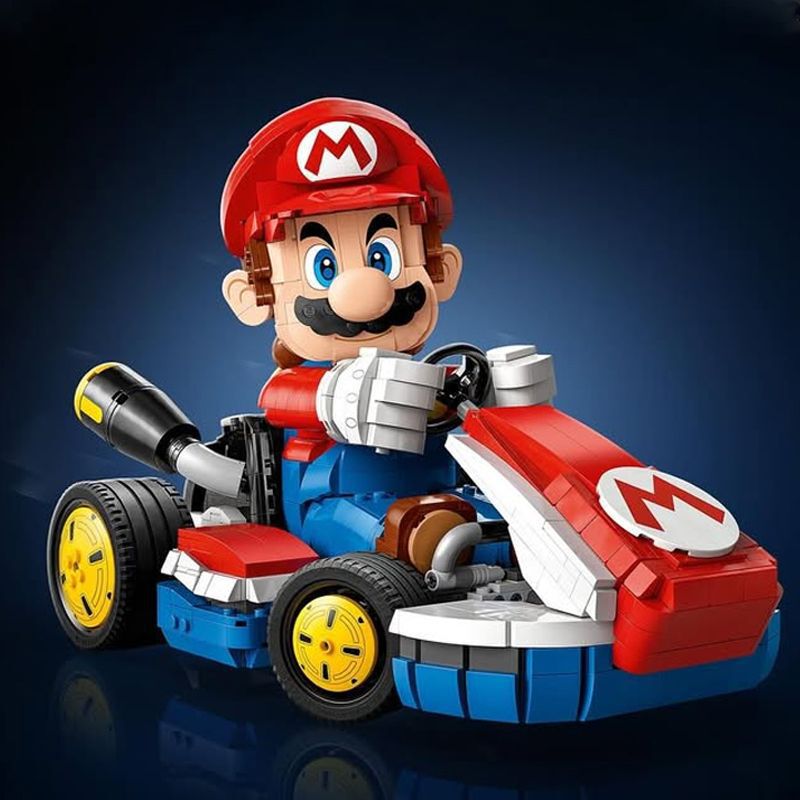 Cross-Border Compatible Lego Super Mario Kart Racing Creative Series Building Block Toys Cross-Border Compatible Lego Super Mario Kart Racing Creative Series Building Block Toys