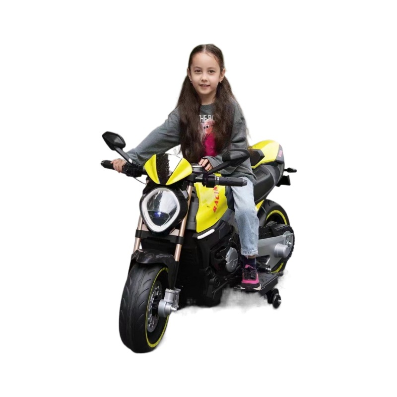 Motocicleta eléctrica Red Star para niños, motocicleta eléctrica de tres ruedas para niños para hombres y mujeres