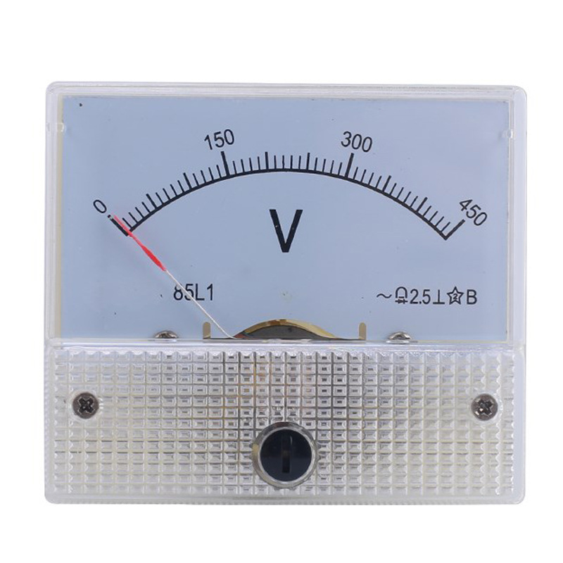 伊莱科85L1-V 450V交流电压表伏特表 指针式电压表 板表 机械表头