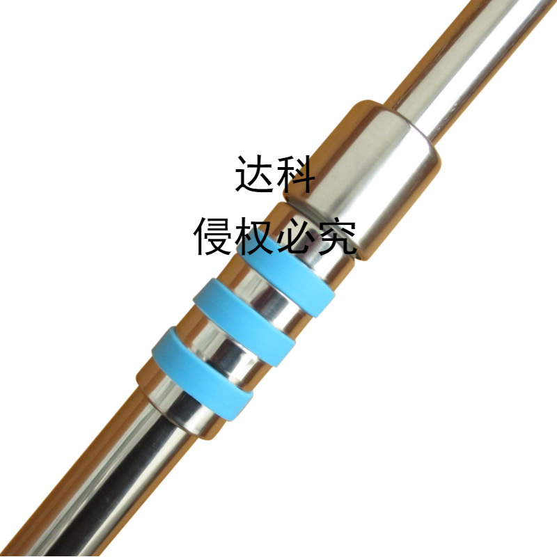 配件卡扣伸缩杆接头展架快速直通螺纹衣叉圆管拖把杆连接件紧固件