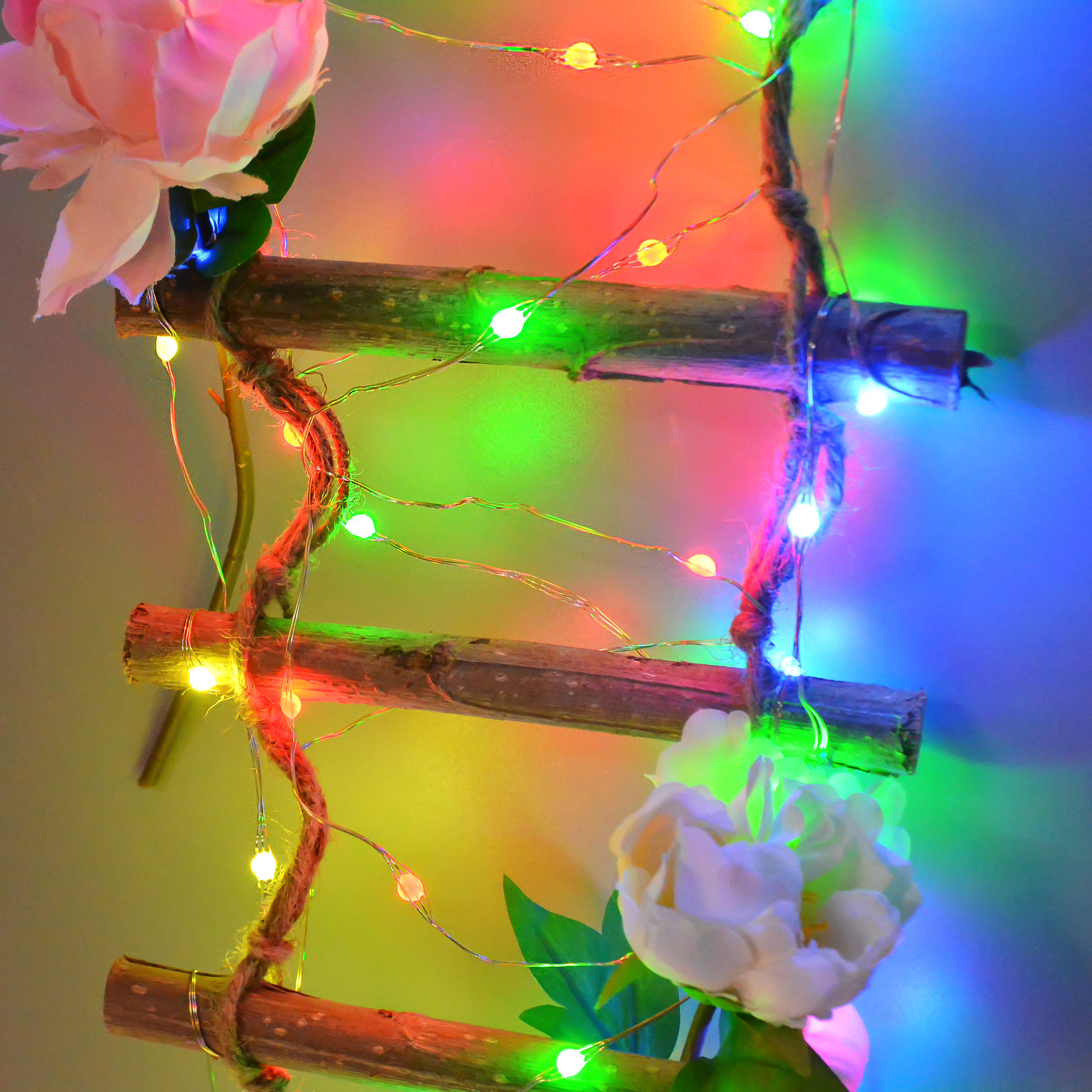 厂家直销点控灯串 APP多功能控制长灯串仙女房屋装饰灯串