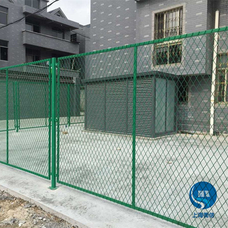 浸塑钢板网护栏围栏网 2m*3m车间厂房护栏网 停车场仓库隔离网