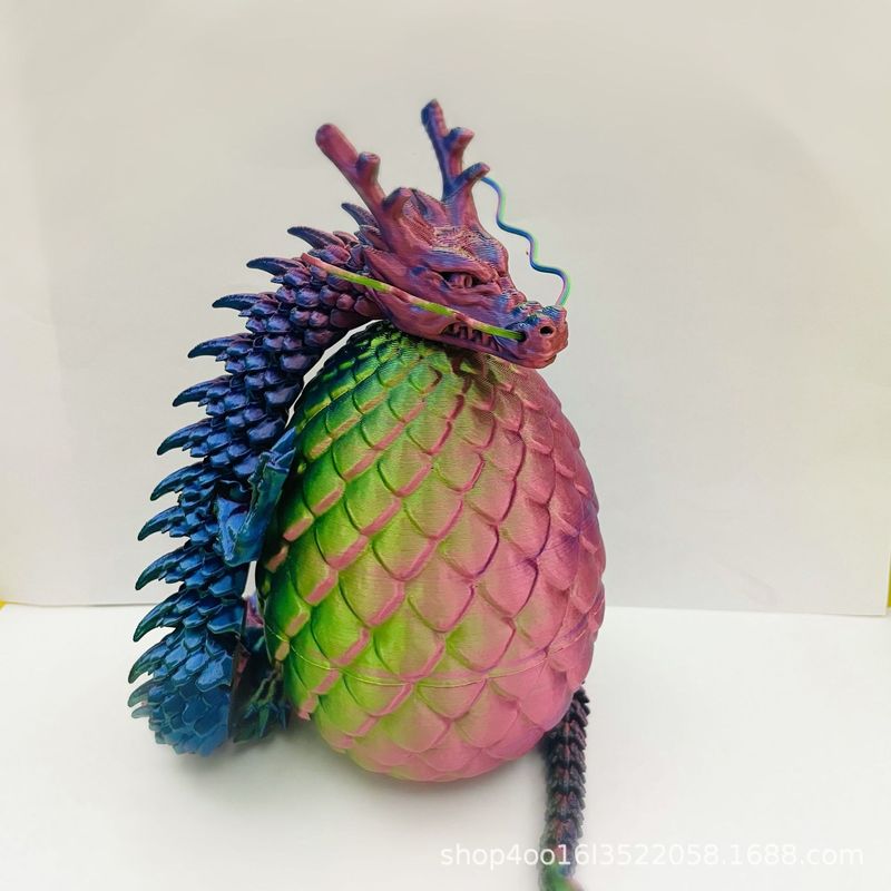 メーカー在庫あり、即納、ドロップシッピング対応、3Dプリント中国龍の卵工芸品、手作り装飾品、おもちゃ|undefined
