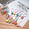 Children's hairgrip, cartoon hairpins, hair rope, Korean style, no hair damage