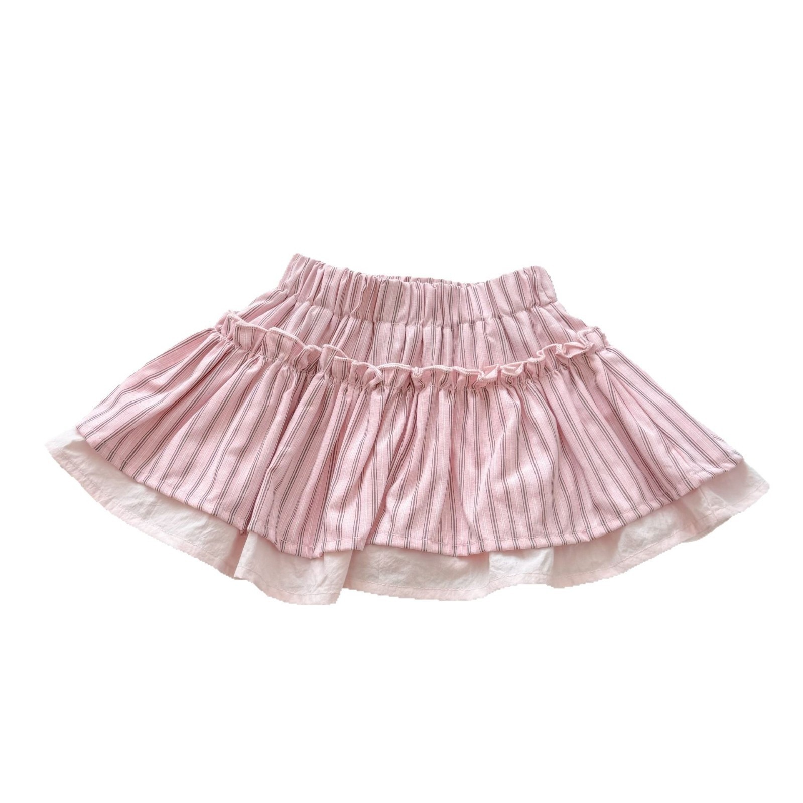 Falda de siete niñas de limón salado, verano nuevo estilo, falda de estilo occidental para niños, falda corta de todo fósforo para niñas, falda de botones florales