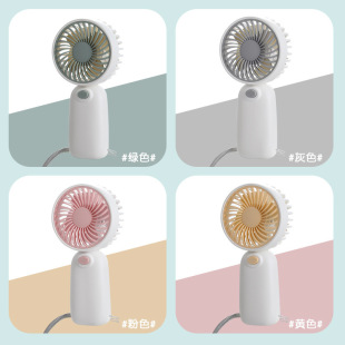 New Simple Lanyard Battery-Powered Small Fan Outdoor Portable Dry Battery Desktop Mini Handheld Fan