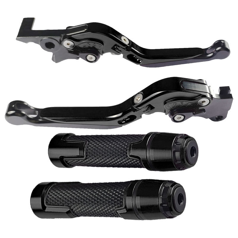 Mango de freno de embrague de motocicleta manga de aluminio telescópico plegable horno de freno de embrague de mano de tracción AKT125