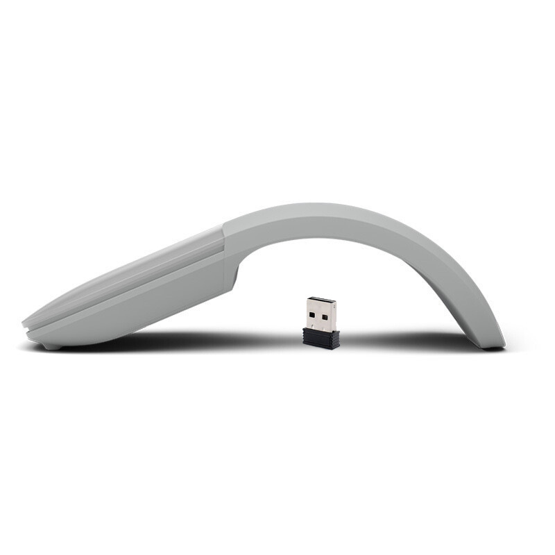 Fabricantes nuevo mudo 4,0 para Mac Microsoft ARC luz y delgado láser inalámbrico táctil plegable Bluetooth ratón