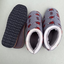 孺子牛鞋底鞋帮手工编织毛线棉鞋拖鞋材料羊羔鞋帮牛筋底防滑耐磨