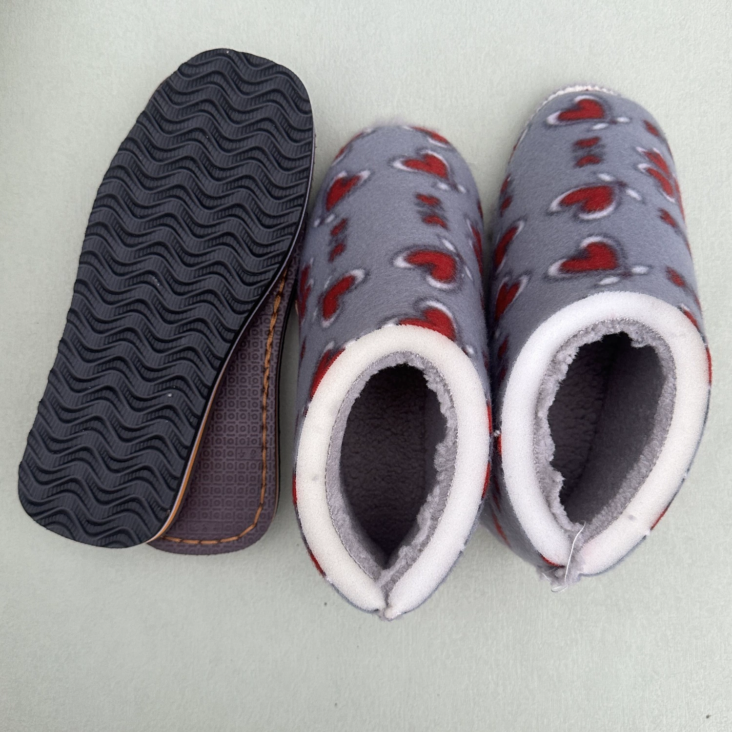 Ткань бычьей подошвы ручной работы из шерстяных хлопчатобумажных тапочек Материал ягненка обувь помогает говяжье подошва нескользящая и износостойкая