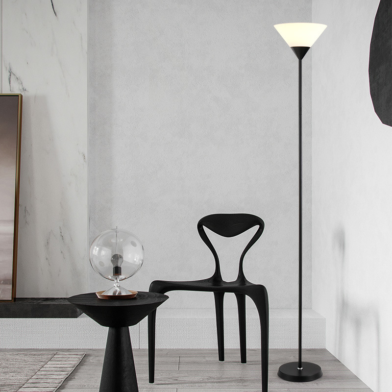 Lámpara de pie acrílica estilo nórdico para dormitorio o sala