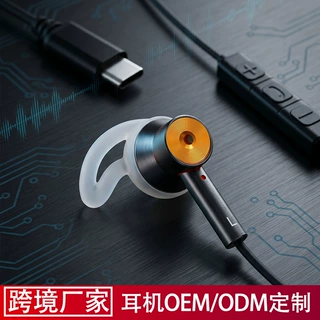 定制 Type-C 私模有线耳机批发 低延迟电竞入耳式 ODM 代加工