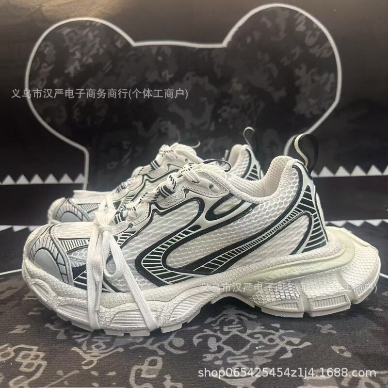 莆田純正パリ Track3XL ダッドシューズ男性と女性の靴レトロアウトドア厚底高さ増加カップルシューズランニングシューズ|undefined